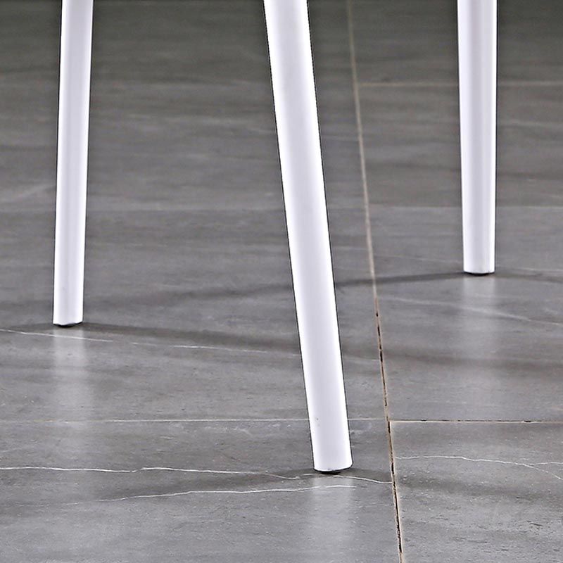 Moderner Plastikstuhl offener Essstuhl mit 4 Beinen