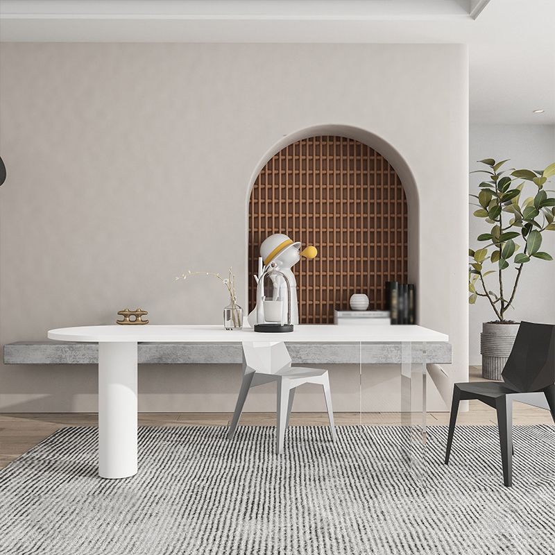 Modern Style Double Pedestal Furniture Pine Solid Wood Dining Room Collection Clearhalo ' dining_table' 'Dining Tables & Seating' 'Dining Tables' 'furn' 'furn_dining_table' 'Furniture' 'furniture_dining_table' 'Kitchen & Dining Furniture' 'kitchen&dining_furn' 'kitchen' 'kitchen_dining_table' 1200x1200_e8f0d18e-bb32-4251-a139-3061a2ccf926
