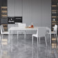 Modern Aluminium Dining Table Set 1/4/5/7 Pieces Rectangle Dinette Set with Sintered Stone Clearhalo 'Dining Room Sets' 'Dining Tables & Seating' 'dining_room_set' 'furn' 'furn_dining_room_set' 'Furniture' 'Kitchen & Dining Furniture' 1200x1200_e8f8be48-ffb4-4303-8126-7cb002deafc8
