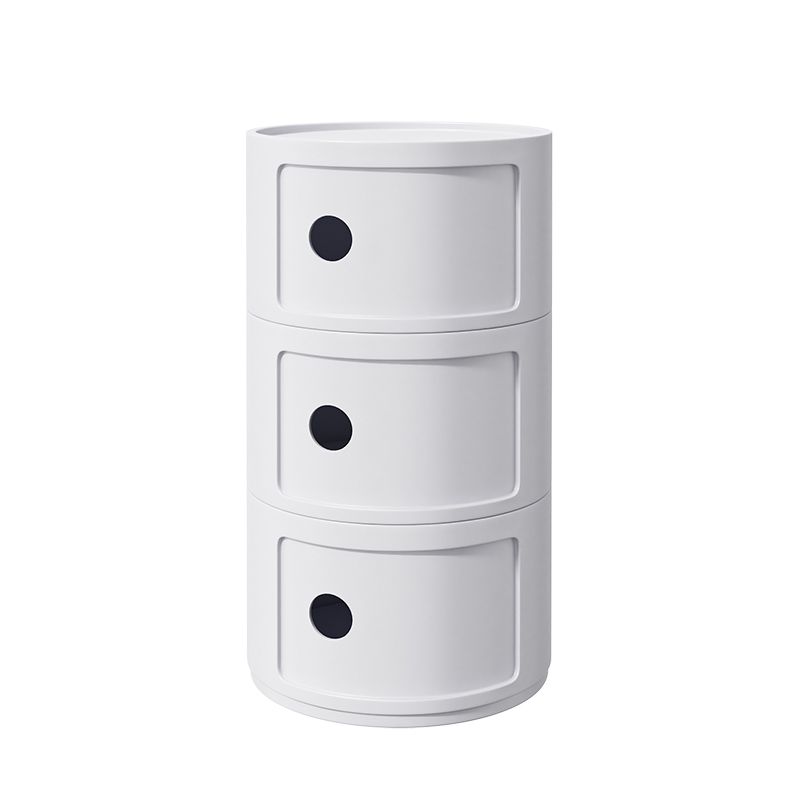 Armoire de lit en plastique moderne rond la porte de la porte gauche gauche