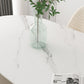 Oval Sintered Stone White Tone Dining Table Simplicity Double Pedestal Table for Dining Room Clearhalo ' dining_table' 'Dining Tables & Seating' 'Dining Tables' 'Furniture' 'furniture_dining_table' 'Kitchen & Dining Furniture' 'kitchen&dining_furn' 'kitchen' 'kitchen_dining_table' 1200x1200_e8f9fb96-3c64-4b48-9ab4-aaec8d432a7c