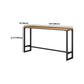 Moderne stijl 1/5/9-delige bartafelset rechthoekig grenenhouten aanrechttafel voor café