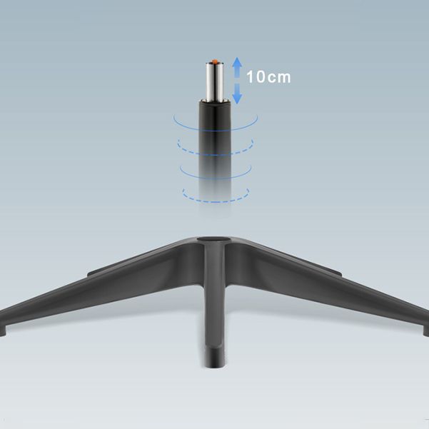 Chaise de chaise moderne chaise d'ordinateur de chaise en milieu de dos avec roues en noir / rouge / bleu