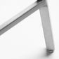 Contemporary Metal Backless Counter Stool in Silver for Home Use