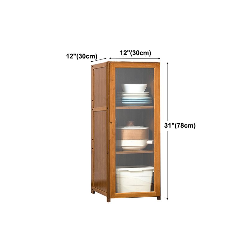 Modern Wood Sideboard Table 30-inch Sideboard in Brown for Kitchen Clearhalo 'buffet_sideboard' 'Buffets & Sideboards' 'Furniture' 'furniture_buffet_sideboard' 'Kitchen & Dining Furniture' 1200x1200_e8fd0ea5-4d8b-4bce-8a67-1ed3ebcd570f