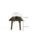 Wooden Frame Contemporary Dinette Table Black Stone Top Dining Table Clearhalo 'Dining Tables & Seating' 'Dining Tables' 'dining_table' 'furn' 'furn_dining_table' 'Furniture' 'Kitchen & Dining Furniture' 1200x1200_e8fd6783-8e24-4191-ac17-8a2d56f1e35a