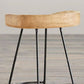 Saddle Seat Coffee Shop Bar & Counter Stool Modern Wood and Metal Dining Stool Clearhalo 'Bar Furniture' 'Bar Stools' 'bar_stools' 'furn' 'furn_bar_stools' 'Furniture' 'Kitchen & Dining Furniture' 1200x1200_e8fde85e-a2bb-4af1-8e1c-80f9b5f494a4