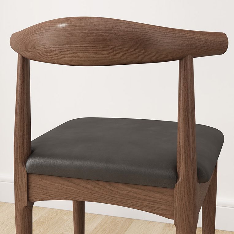 Contemporary Style Wood Dining Chairs Armless Open Back Dining Chair Clearhalo ' kitchen&dining_furn' 'Dining Chairs' 'Dining Tables & Seating' 'dining_chair' 'Furniture' 'furniture_dining_chair' 'Kitchen & Dining Furniture' 'kitchen' 1200x1200_e9020c92-0e2a-46cb-9231-491f8469ef78