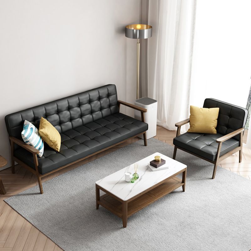 Canapé en cuir en faux