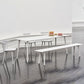 Modern Solid Wood Dinette Table Rectangle Home Desk 4 Legs Dining Table Clearhalo 'Dining Tables & Seating' 'Dining Tables' 'dining_table' 'furn' 'furn_dining_table' 'Furniture' 'furniture_dining_table' 'Kitchen & Dining Furniture' 'kitchen' 'kitchen_dining_table' 1200x1200_e9071631-e818-47e3-9273-a288f6d67908