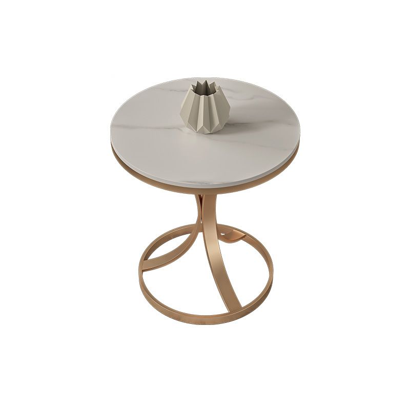 21.65" Tall Contemporary Style Side End Table Metal Frame Side Accent Table Clearhalo 'Coffee & Accent Tables' 'End & Side Tables' 'end_side_tables' 'furn' 'furn_end_side_tables' 'Furniture' 'Living Room Furniture' 1200x1200_e907fdfb-f1d3-4b91-a3eb-b21b11614a8b