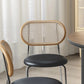 Contemporary Dining Chair Armless Chair with Metal Legs for Home