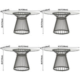 Round Transparent Dining Table Pine Glass Table Modern Style with Pedestal Clearhalo ' dining_table' 'Dining Tables & Seating' 'Dining Tables' 'furn' 'furn_dining_table' 'Furniture' 'furniture_dining_table' 'Kitchen & Dining Furniture' 'kitchen&dining_furn' 'kitchen' 'kitchen_dining_table' 1200x1200_e908c143-9324-4fc2-92bc-ccb6c2ff37b6