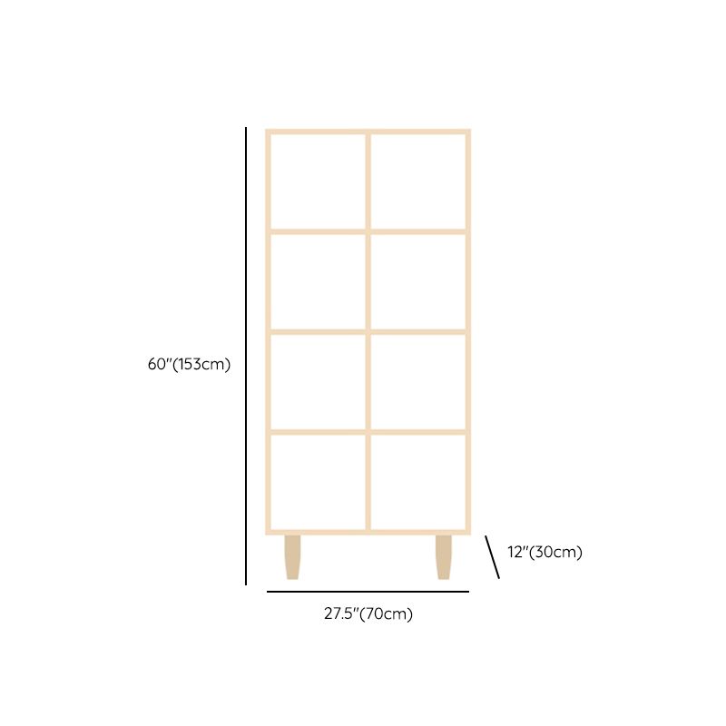 Natural Standard Bookshelf Wooden Contemporary Bookcase with Shelves Clearhalo 'Bookcases' 'furn' 'furn_bookcases' 'Furniture' 'Office Furniture' 1200x1200_e908dca6-5f47-4fee-b2cb-5b378d65090c