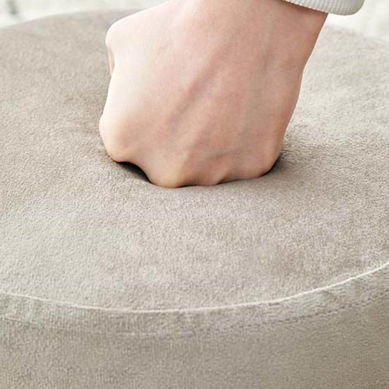 Luxury Ottoman Velvet Upholstered Solid Color Round Ottoman with Metal Legs Clearhalo 'furn' 'furn_ottomans_poufs' 'Furniture' 'Living Room Furniture' 'Ottomans & Poufs' 'ottomans_poufs' 1200x1200_e9099626-48a4-48f5-8fb3-d4135a37c050