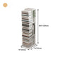 13.78"W Bookshelf Contemporary Style Bookcase for Home and Office