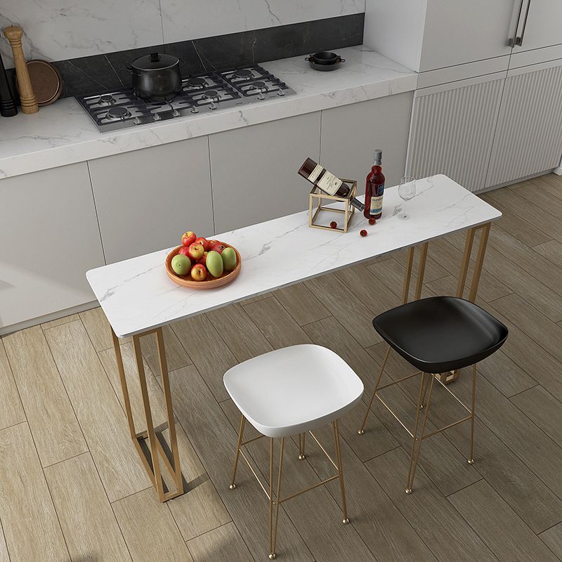 1/3 Pieces Pub Dining Set Glam Rectangular Table and Stool for Bar Clearhalo 'Bar Furniture' 'furn' 'furn_home_bar_bar_sets' 'Furniture' 'Home Bars & Bar Sets' 'home_bar_bar_sets' 'Kitchen & Dining Furniture' 1200x1200_e909f66d-56a8-4f82-b10f-786090165f5e