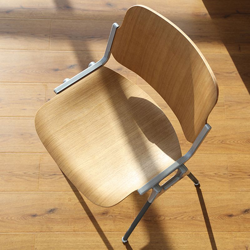 Modern Style Dining Chair Armless Side Open Back Chairs with Metal Legs for Kitchen Clearhalo ' kitchen&dining_furn' 'Dining Chairs' 'Dining Tables & Seating' 'dining_chair' 'furn' 'furn_dining_chair' 'Furniture' 'furniture_dining_chair' 'Kitchen & Dining Furniture' 'kitchen' 1200x1200_e90a76b5-e538-4a09-9f98-e3b9a28cc0f7