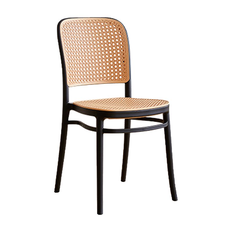 Indoor Contemporary Side Chair Open Back Plastic Dining Room Chair Clearhalo ' kitchen&dining_furn' 'Dining Chairs' 'Dining Tables & Seating' 'dining_chair' 'furn' 'furn_dining_chair' 'Furniture' 'furniture_dining_chair' 'Kitchen & Dining Furniture' 'kitchen' 1200x1200_e90d9bf1-0a50-45ac-a184-64c4b608d8bb
