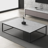 Slate Rectangular Coffee Table Frame 1 Coffee Table Minimalist