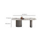 Modern Sintered Stone Dining Table Rectangle Table with Metal Legs for Home Use Clearhalo 'Dining Tables & Seating' 'Dining Tables' 'dining_table' 'furn' 'furn_dining_table' 'Furniture' 'Kitchen & Dining Furniture' 1200x1200_e914eacd-0cf4-4b1a-9413-7f0808d6e894