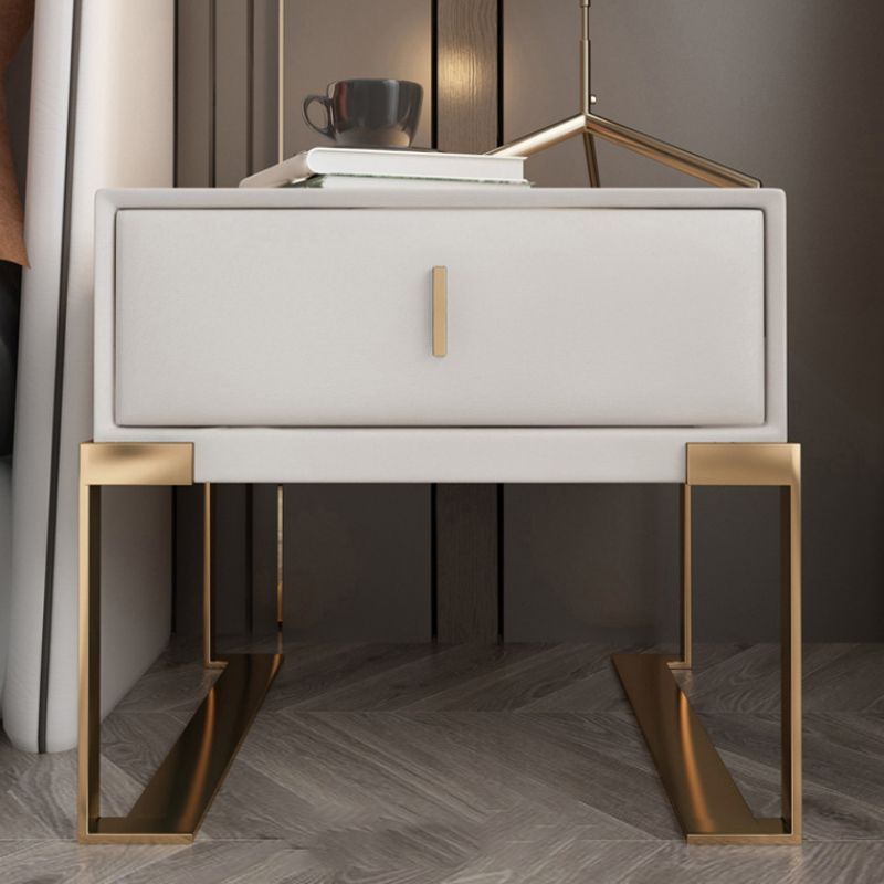 Comodino in legno in legno massiccio mobile contemporaneo con cassetto