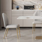 Minimalist Dining Set 1/4/5/6/7 Pcs Sintered Stone Dining Table with Upholstered Chairs Clearhalo 'Dining Room Sets' 'Dining Tables & Seating' 'dining_room_set' 'furn' 'furn_dining_room_set' 'Furniture' 'Kitchen & Dining Furniture' 1200x1200_e91971a5-c889-47b9-ab4d-076054469048