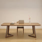 Solid Wood Rectangle Office Table Modern Style Writing Table