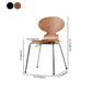 Contemporary Style Dining Chair Armless Side Chair with Metal Legs for Kitchen Clearhalo ' kitchen&dining_furn' 'Dining Chairs' 'Dining Tables & Seating' 'dining_chair' 'furn' 'furn_dining_chair' 'Furniture' 'furniture_dining_chair' 'Kitchen & Dining Furniture' 'kitchen' 1200x1200_e919a3bf-0f39-47d8-88dc-9735bd8c913f