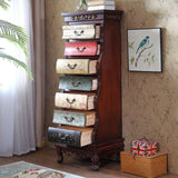 Mid-Century Modern Rectangle Chest with 7 Drawers and Cabriole Legs Clearhalo 'Cabinets & Chests' 'cabinets_chests' 'furn' 'furn_cabinets_chests' 'Furniture' 'Living Room Furniture' 1200x1200_e91b46e5-af5c-4688-b461-ece1ca37daca