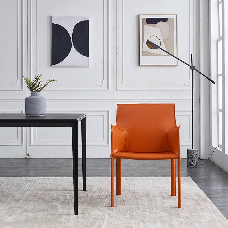 Chaise de restauration moderne des chaises de restauration en faux cuir pour la maison