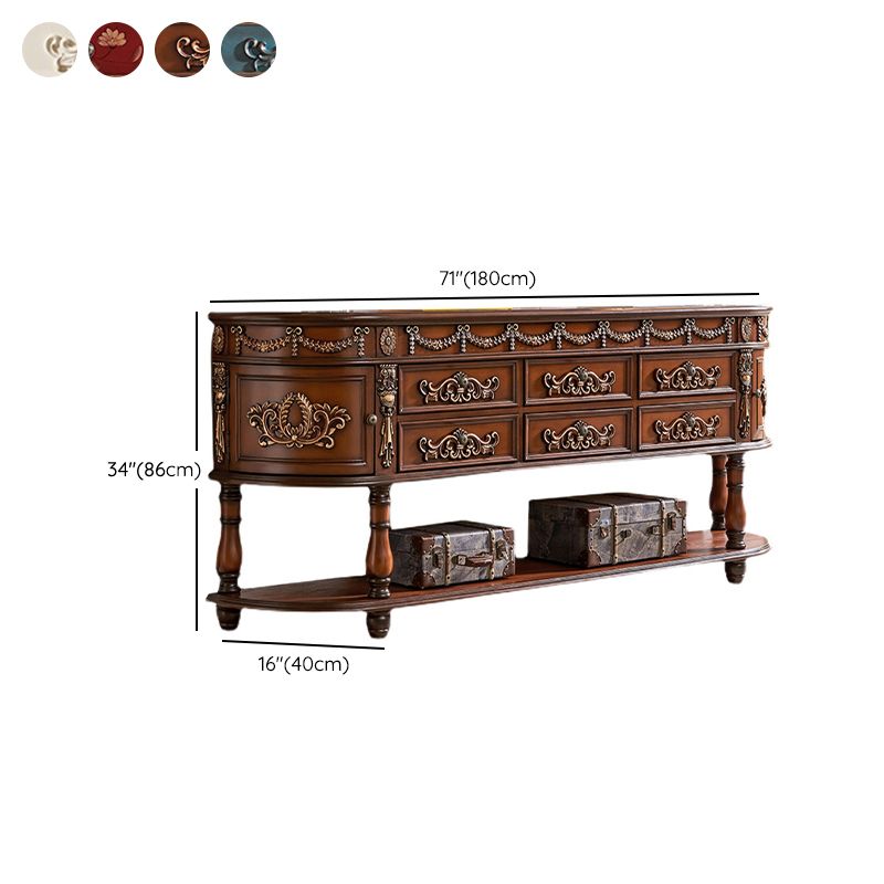 Tavolo da console di Victoria Half Moon Tavolo da divano console per Hall