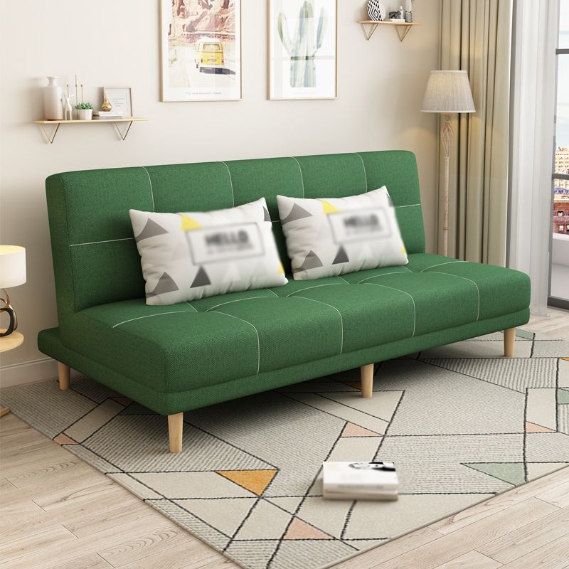 Armless Settee 27.55" W Modern Convertible Sleeper Sofa for Living Room Clearhalo 'furn' 'furn_sofas' 'Furniture' 'furniture_sofas' 'kitchen' 'kitchen_sofas' 'Living Room Furniture' 'Sofa' 'sofas' 1200x1200_e91c5780-08e7-4ac1-82f4-ffe0678a1e8d