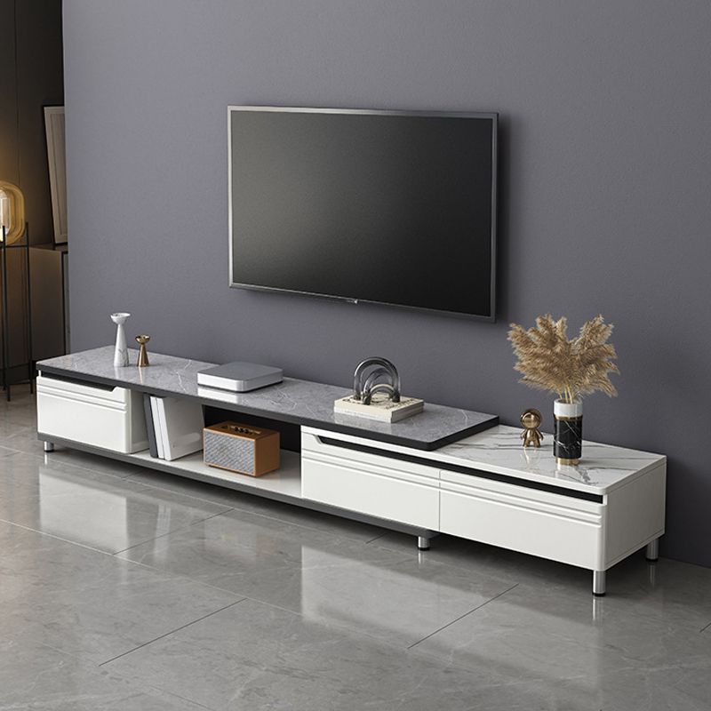 Modern Enclosed Storage TV Stand Engineered Wood TV Console with Sliding Storage Clearhalo 'furn' 'furn_tv_stands_entertainment_centers' 'Furniture' 'Living Room Furniture' 'TV Stands & Entertainment Centers' 'TV Stands & Media Storage Furniture' 'tv_stands_entertainment_centers' 1200x1200_e9201f92-c261-45f4-929f-616d568a8220