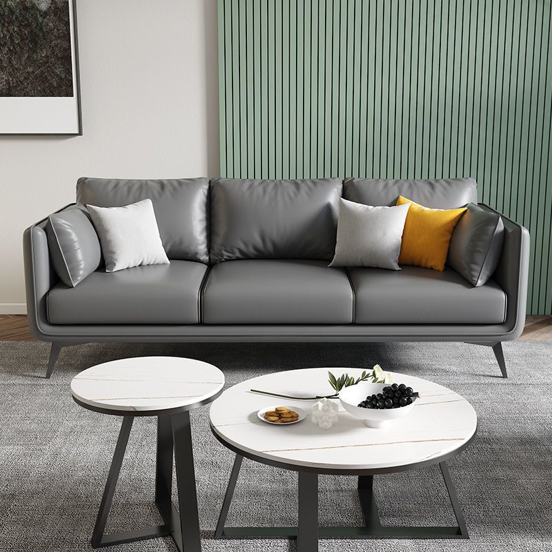 Contemporary Pillow Top Arm Reclining Sofa with Sewn Pillow Back Clearhalo 'furn' 'furn_sofas' 'Furniture' 'furniture_sofas' 'kitchen' 'kitchen_sofas' 'Living Room Furniture' 'Sofa' 'sofas' 1200x1200_e92342df-ae8e-488f-93e7-654da139a66f
