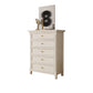 Wooden Storage Chest Dresser Classic Glam Dresser for Bedroom