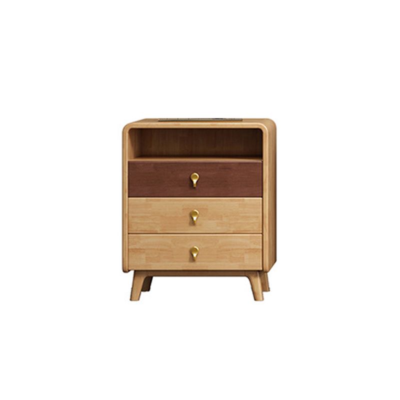 Contemporary Accent Chest with 4 Wooden Legs 15.74" Wide Chest with Drawers Clearhalo 'Cabinets & Chests' 'cabinets_chests' 'furn' 'furn_cabinets_chests' 'Furniture' 'Living Room Furniture' 1200x1200_e9273b46-5648-4611-a5b5-e5692d9e03f0
