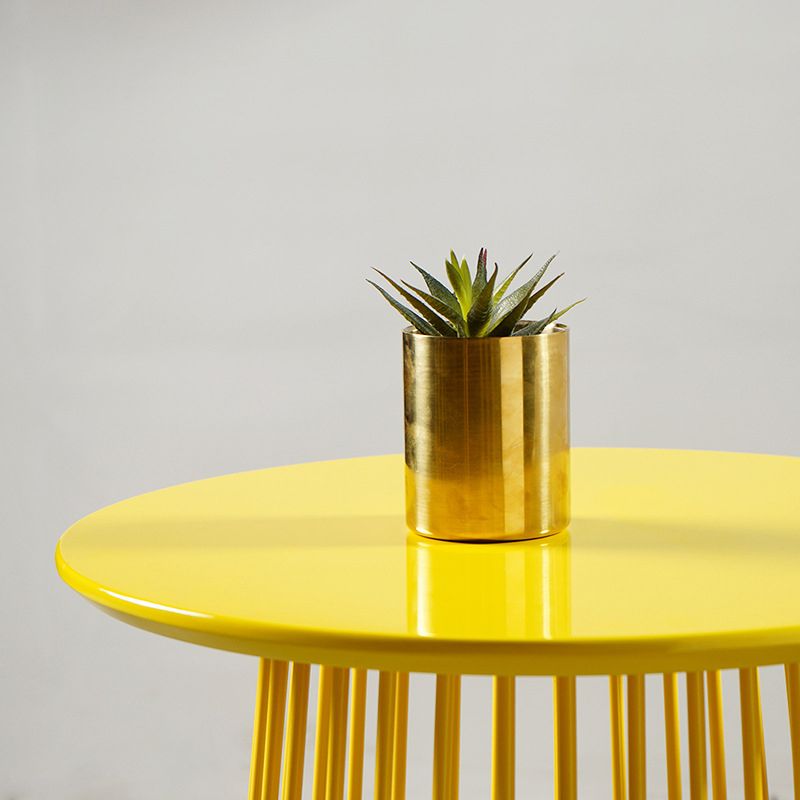 Metal Round Frame Side Table Contemporary Simple Dia 19.7" End Table Clearhalo 'Coffee & Accent Tables' 'End & Side Tables' 'end_side_tables' 'furn' 'furn_end_side_tables' 'Furniture' 'Living Room Furniture' 1200x1200_e929f298-853a-496a-8e13-e60d75a7eeea