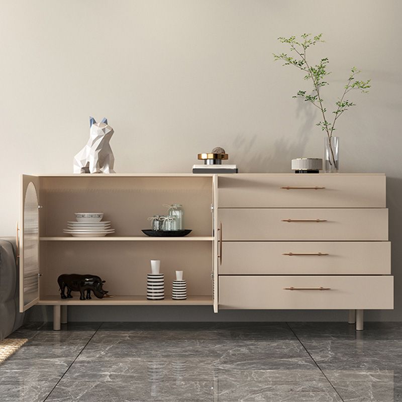 Luxury Style Side Board Sintered Stone Home Storage Sideboard with Drawers and Door Clearhalo 'buffet_sideboard' 'Buffets & Sideboards' 'furn' 'furn_buffet_sideboard' 'Furniture' 'Kitchen & Dining Furniture' 1200x1200_e92c2789-2248-49d9-8e56-6fe2ffe4f14f