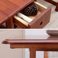 Mid-Century Modern Dinner Table Brown Solid Wood Drop-Leaf Dining Table (only table) Clearhalo ' dining_table' 'Dining Tables & Seating' 'Dining Tables' 'furn' 'furn_dining_table' 'Furniture' 'furniture_dining_table' 'Kitchen & Dining Furniture' 'kitchen&dining_furn' 'kitchen' 'kitchen_dining_table' 1200x1200_e92c313b-cb71-442c-ae90-68b53dced68a