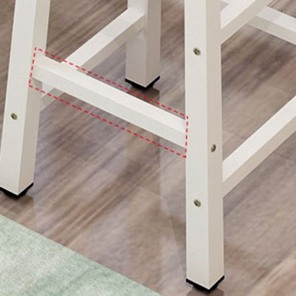 Tavolo da bar rettangolare in stile moderno Tavolo in legno con base in metallo per sala da pranzo