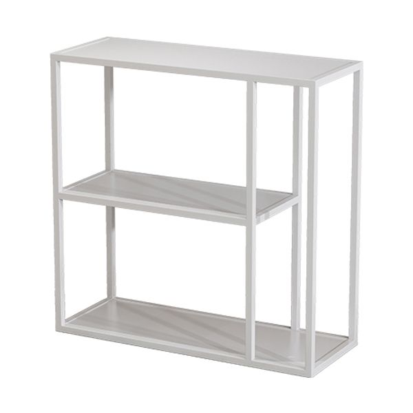 Modern Rectangle Console Accent Table Antique Finish Console Sofa Table in Metal