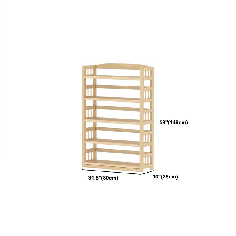 Contemporary Pine Shelf Bookcase Standard Natural Open Bookcase Clearhalo 'Bookcases' 'furn' 'furn_bookcases' 'Furniture' 'Office Furniture' 1200x1200_e9382205-2064-42d3-8275-a14c73897fbf