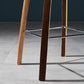 Contemporary Solid Wood Backrest Counter High Stool with 4 Legs Clearhalo 'Bar Furniture' 'Bar Stools' 'bar_stools' 'furn' 'furn_bar_stools' 'Furniture' 'Kitchen & Dining Furniture' 1200x1200_e9398497-2324-41cf-99b2-b621b1c23a6e