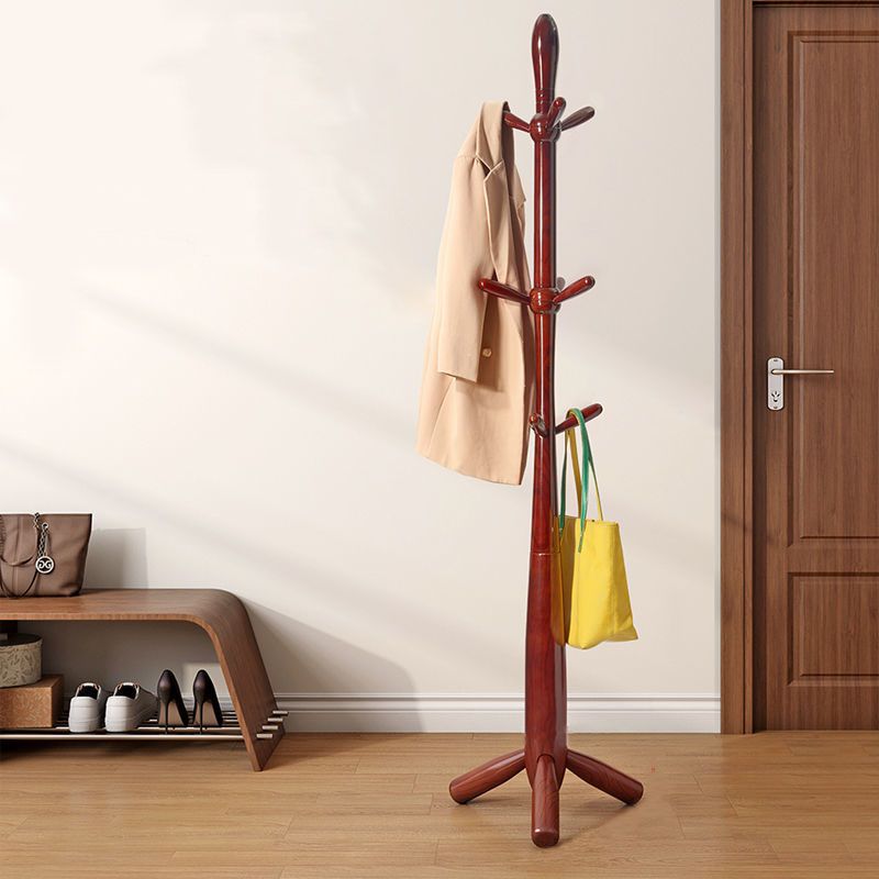 Modern Hall Stand Wood Framed Free Standing with Hooks Coat Rack Clearhalo 'Entry & Mudroom Furniture' 'furn' 'furn_hall_tree_coat_racks' 'Furniture' 'Hall Trees & Coat Racks' 'hall_tree_coat_racks' 1200x1200_e93c9bcb-fcef-4959-922d-57ba58c61c71