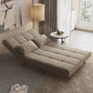 Glam Cushion Back Sleeper Sofa Solid Color Armless Sofa Bed with Pillows Clearhalo 'furn' 'furn_futons' 'Furniture' 'Futons & Daybeds' 'Futons' 'Living Room Furniture' 1200x1200_e93ca5c2-4f6a-430a-8bdf-f6fedf4b5cbc