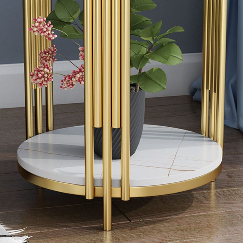 Mesa de acento contemporáneo de la mesa nocturna de almacenamiento abierta gabinete para el dormitorio