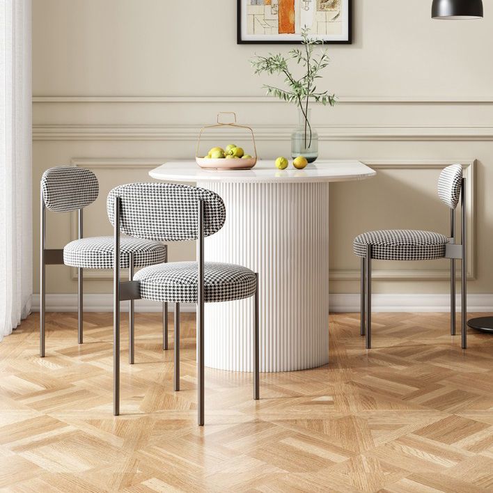 Contemporary White Standard Dining Table Kitchen Dining Table with Double Pedestal Bases Clearhalo ' dining_table' 'Dining Tables & Seating' 'Dining Tables' 'furn' 'furn_dining_table' 'Furniture' 'furniture_dining_table' 'Kitchen & Dining Furniture' 'kitchen&dining_furn' 'kitchen' 'kitchen_dining_table' 1200x1200_e93eacc3-ce22-494a-9b37-fa7d9268f5d1