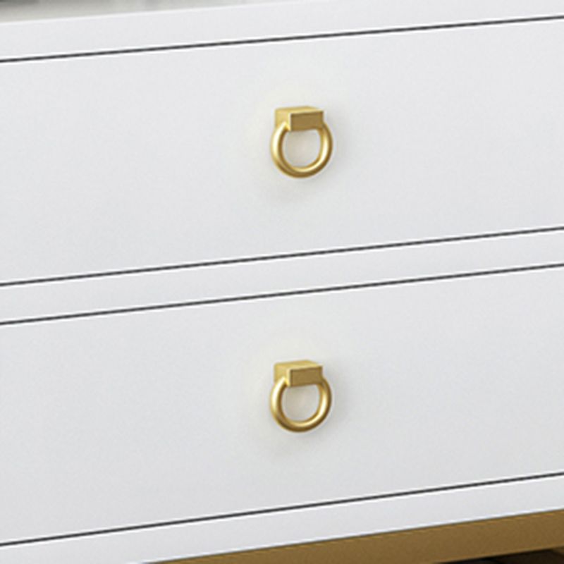 18 pouces H Nightand Imitation Imitation Wood Dather Storage Modern Night Table