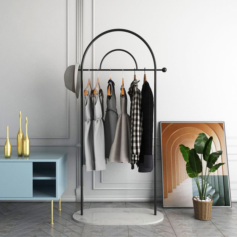 Gorgeous Coat Rack Metal Hall Stand Hooks Storage Shelf Coat Hanger Clearhalo 'Entry & Mudroom Furniture' 'furn' 'furn_hall_tree_coat_racks' 'Furniture' 'Hall Trees & Coat Racks' 'hall_tree_coat_racks' 1200x1200_e94088da-08f7-4da8-889b-1f18fce6a5a9